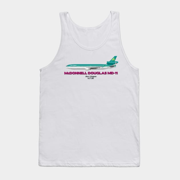 McDonnell Douglas MD-11 - Aer Lingus Tank Top by TheArtofFlying